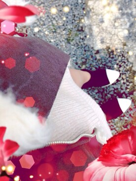 「アイテム（ブーティ、ブラック系）」を使った、蒼さん（レディース・160cm）の冬コーディネート