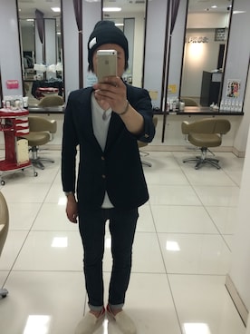 「Journal Standard TRISECT（トライセクト）のアイテム（その他シューズ）」を使った、Masayuki Setoさん（メンズ・169cm）の春コーディネート
