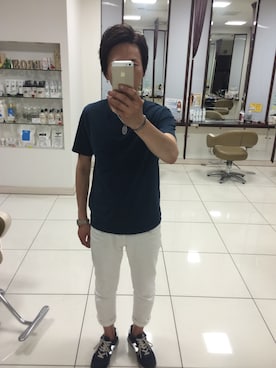 「Jungle Storm（ジャングルストーム）のアイテム（パンツ）」を使った、Masayuki Setoさん（メンズ・169cm）の夏コーディネート