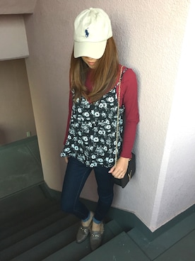 「RETRO GIRL（レトロガール）のアイテム（その他シューズ）」を使った、Lilyさん（レディース・158cm）の秋コーディネート