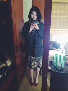 「Alexander McQueen（アレキサンダーマックイーン）のアイテム（ワンピース/ドレス）」を使った、ChelseaGさん（レディース・170cm）の春コーディネート