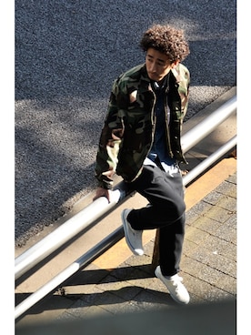 68&BROTHERS TOKYO STAFFさん（メンズ・171cm）の冬コーディネート