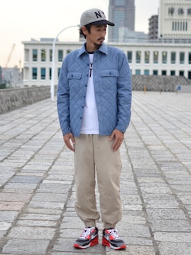 「68&brothers（シックスティエイトアンドブラザーズ）のアイテム」を使った、68&BROTHERS TOKYO STAFFさん（メンズ・171cm）の秋コーディネート