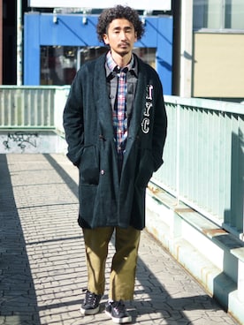 「68&brothers（シックスティエイトアンドブラザーズ）のアイテム」を使った、68&BROTHERS TOKYO STAFFさん（メンズ・171cm）の冬コーディネート