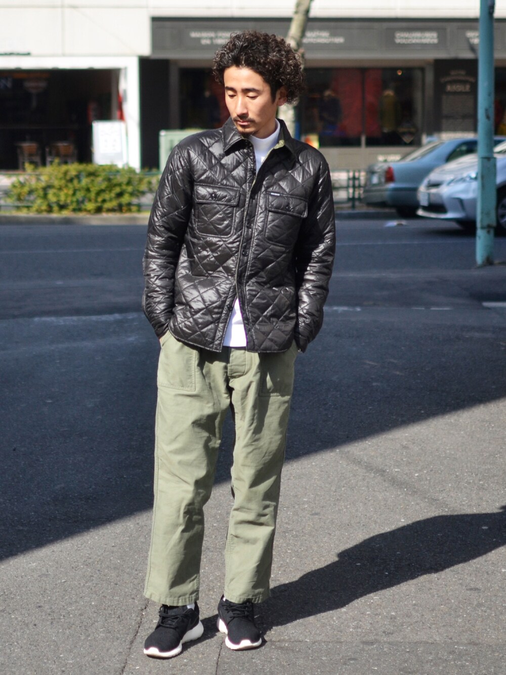 68&BROTHERS TOKYO STAFFさんの「Quilting CPO Shirts（68&brothers）」を使ったコーディネート