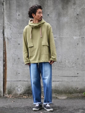 「68&brothers（シックスティエイトアンドブラザーズ）のアイテム」を使った、68&BROTHERS TOKYO STAFFさん（メンズ・171cm）の秋コーディネート