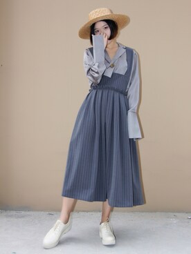 「原宿」｜小方绿子さん（レディース・160cm）の秋コーディネート