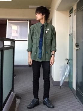 「AF1」｜「アイテム（その他）」を使った、TYさん（メンズ・173cm）の秋コーディネート