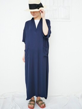 「C'est pas grave（セパグラーブ）のアイテム」を使った、minoriTY-fun LOOKさん（レディース・163cm）の夏コーディネート