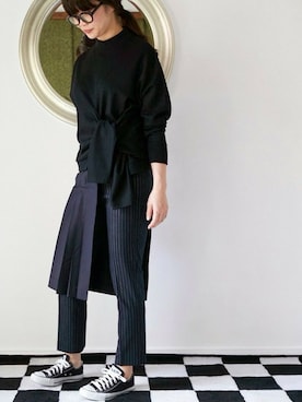 「SLADKY（スラドキー）のアイテム」を使った、minoriTY-fun LOOKさん（レディース・163cm）の秋コーディネート