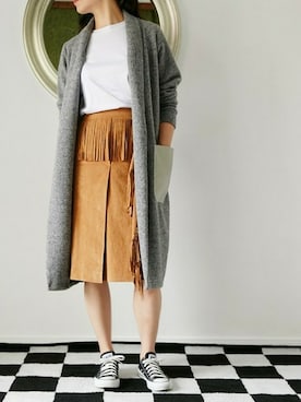 「C'est pas grave（セパグラーブ）のアイテム」を使った、minoriTY-fun LOOKさん（レディース・163cm）の秋コーディネート