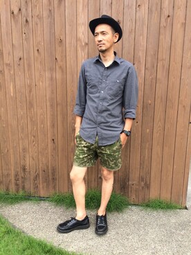 シンイチロウさん（メンズ・168cm）の夏コーディネート