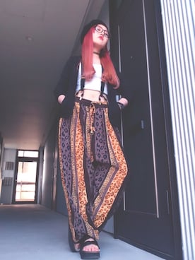 「usedのアイテム（その他パンツ、その他）」を使った、Linuxさん（レディース・154cm）の春コーディネート