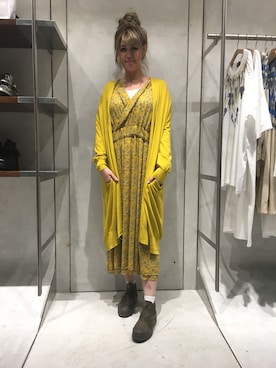 「zucca」｜「アイテム（ピーコート）」を使った、Victoriajhoさん（レディース・171cm）の秋コーディネート