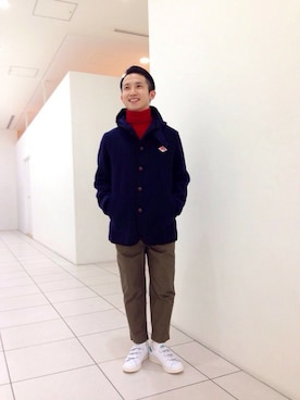 15秋冬＞【DANTON(ダントン)】ウールモッサ シングルフード