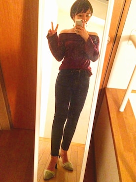 「ドラフトGAP」｜かなさん（レディース・156cm）の秋コーディネート