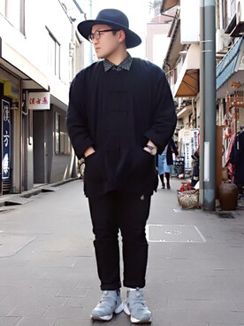 「モードストリート」｜「アイテム（カバーオール）」を使った、Takaさん（メンズ・166cm）の春コーディネート