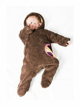 「アイテム（ロンパース）」を使った、babybabyさん（キッズ・70cm）の秋コーディネート