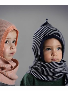 「フード」｜babybabyさん（キッズ・85cm）の秋コーディネート