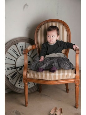 「D.fesense（ディーフェセンス）のアイテム（ワンピース/ドレス）」を使った、babybabyさん（キッズ・80cm）の秋コーディネート