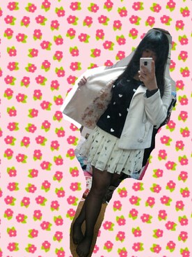 「LIZ LISA（リズリサ）のアイテム（その他アウター）」を使った、はるるんさんの秋コーディネート
