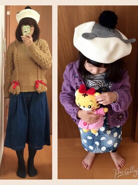 なちゲノムさん（レディース・156cm）の冬コーディネート