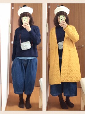 なちゲノムさん（レディース・156cm）の冬コーディネート