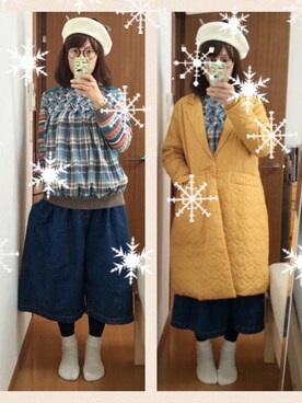 なちゲノムさん（レディース・156cm）の冬コーディネート