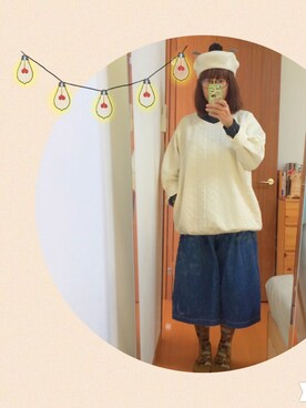 なちゲノムさん（レディース・156cm）の冬コーディネート