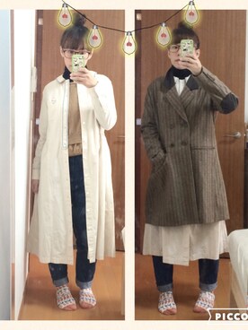 なちゲノムさん（レディース・156cm）の冬コーディネート