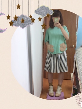 なちゲノムさん（レディース・156cm）の春コーディネート