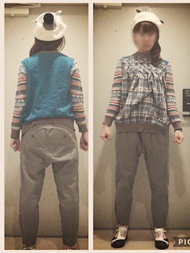 なちゲノムさん（レディース・156cm）の冬コーディネート