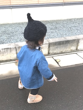 「CORVA（コルヴァ）のアイテム」を使った、kano33eito111さん（キッズ・80cm）の秋コーディネート