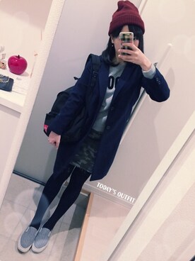 「Manhattan Portage」｜Kanさん（レディース・166cm）の冬コーディネート