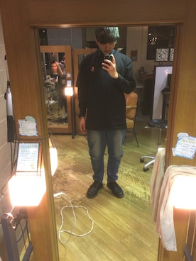 「JAM（ジャム）のアイテム」を使った、まおまおさん（メンズ・176cm）の春コーディネート