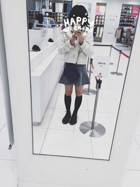 「SNIDEL（スナイデル）のアイテム（ブルゾン）」を使った、minanimさん（レディース・156cm）の春コーディネート