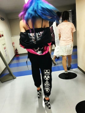 「school」｜「アイテム（スタジャン）」を使った、LAYLA./れいにゃっちさん（レディース・165cm）の春コーディネート