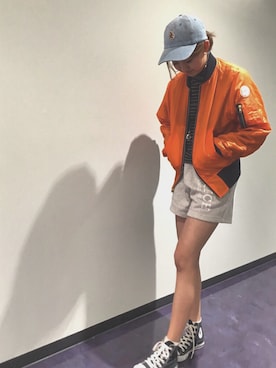 「JOYRICH（ジョイリッチ）のアイテム（その他アウター）」を使った、miuchさん（レディース・163cm）の春コーディネート