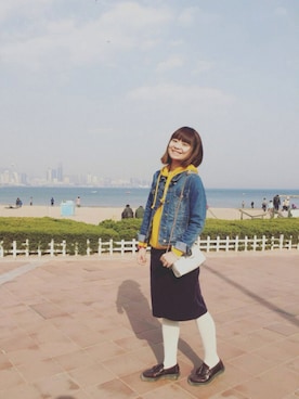 糖菜菜さん（レディース・158cm）の春コーディネート