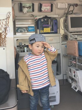 tai☆さん（キッズ・90cm）の春コーディネート