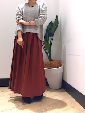 「Marc by Marc Jacobs（マークバイマークジェイコブス）のアイテム（腕時計）」を使った、hanakoさん（レディース・158cm）の秋コーディネート