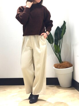 「Marc by Marc Jacobs（マークバイマークジェイコブス）のアイテム（ヘアアクセサリー）」を使った、hanakoさん（レディース・158cm）の秋コーディネート