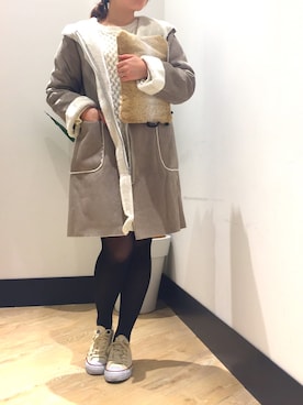 hanakoさん（レディース・158cm）の冬コーディネート