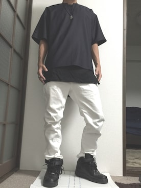 「G-（ジー）のアイテム」を使った、Tairaaaさん（メンズ・176cm）の秋コーディネート