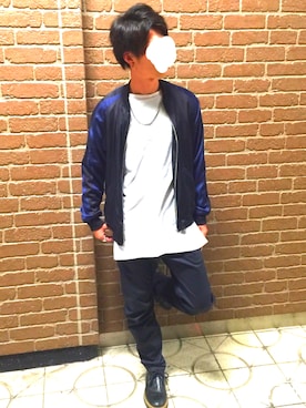 「G-（ジー）のアイテム」を使った、Tairaaaさん（メンズ・176cm）の秋コーディネート