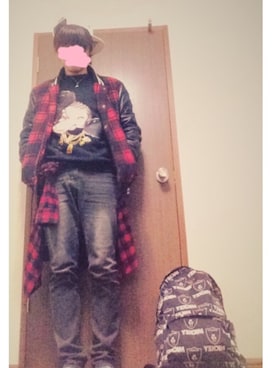 「TOMMY（トミー）のアイテム（帽子）」を使った、유타(ゆうた)さん（メンズ・166cm）の冬コーディネート