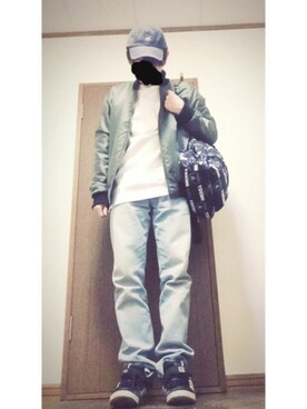 「JOYRICH」｜「アイテム（その他アウター）」を使った、유타(ゆうた)さん（メンズ・166cm）の春コーディネート