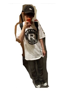 「JOYRICH」｜「アイテム（キャップ）」を使った、유타(ゆうた)さん（メンズ・166cm）の夏コーディネート