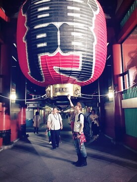 「BRING ON THE NOISE（ブリングオンザノイズ）のアイテム」を使った、ムラジュンさん（メンズ・172cm）の夏コーディネート