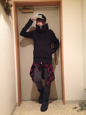 ムラジュンさん（メンズ・172cm）の春コーディネート